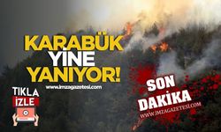 Karabük yine yanıyor!