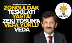 Zonguldak Ak Parti Teşkilatı Yasta! Zeki Tosun'a Vefa Yüklü Veda...