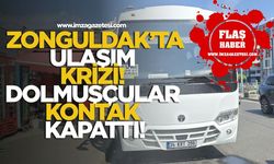 Zonguldak'ta Ulaşım Krizi! Dolmuşçular Kontak Kapattı!