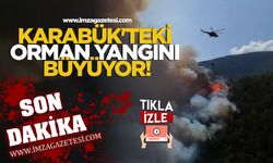 Karabük'teki Orman Yangını Büyüyor!