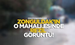 Zonguldak'ın o mahallesinde rezil görüntü!