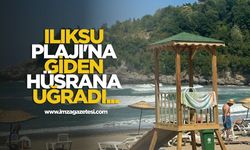Ilıksu Plajı'na giden hüsrana uğradı...