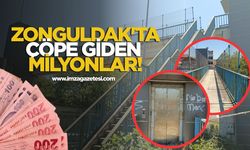 Zonguldak'ta çöpe giden milyonlar!