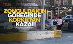 Zonguldak'ın göbeğinde korkutan kaza!
