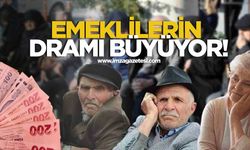 Emeklilerin dramı büyüyor!