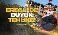 Ereğli’deki insanları tehlikeye atan çalışma!