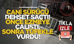 Cani Sürücü Dehşet Saçtı! Önce Ezmeye Çalıştı, Sonra Tüfekle Vurdu!