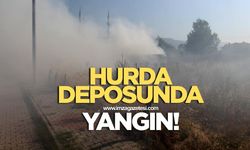 Hurda deposunda yangın! Ekipler seferber oldu