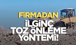 FİRMADAN İLGİNÇ TOZ ÖNLEME YÖNTEMİ
