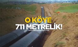 O köye 711 metrelik!