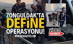 Zonguldak Kozlu'da Define Operasyonu: 4 Şüpheli