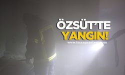 Özsüt'te yangın!