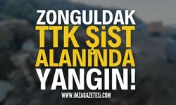 Zonguldak TTK şist alanında yangın!