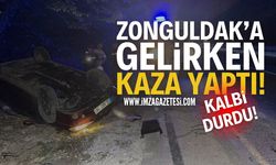 Zonguldak'a Gelirken Kaza Yaptı, Kalbi Durdu: Hayata Döndürüldü!