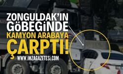 Zonguldak'ın Göbeğinde Kaza: Kamyon Arabaya Çarptı!