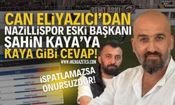 Zonguldakspor Yönetim Kurulu Üyesi Can Eliyazıcı’dan Nazillispor eski Başkanı Şahin Kaya’ya kaya gibi cevap!