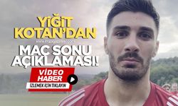 Zonguldakspor'un tek golünü atan Yiğit Kotan'dan maç sonu açıklaması