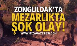 Zonguldak'ta Mezarlıkta Şok Olay! | Zonguldak haber