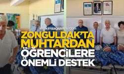 Muhtardan Öğrencilere Anlamlı Destek