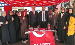 Saadet Dört Koldan Sahada!