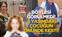 Kayınpeder katliamı! 5 yaşındaki çocuğun önünde kesti!