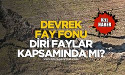 Devrek fay zonu diri faylar kapsamında mı?