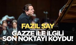 Dünyaca ünlü müzisten Fazıl Say, Gazze için noktayı koydu!