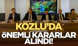 Kozlu belediye meclisinin Eylül ve ikinci toplantısında önemli kararlar alındı