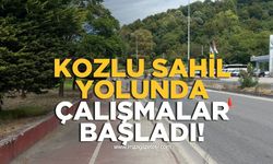 Ali Duyar İmza Gazetesi’ne açıklamıştı! Kozlu sahil yolunda çalışmalar başladı!