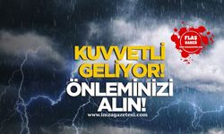 Meteoroloji’den Uyarı! Kuvvetli Yağış ve Rüzgâr Geliyor!