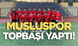 Muslu Belediyespor topbaşı yaptı