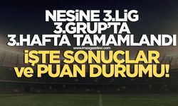 Nesine 3.Lig 3.Grup'ta 3.Hafta müsabakaları tamamlandı! İşte sonuçlar ve puan durumu