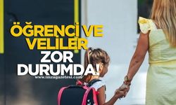 Okullar açıldı...Veliler ve öğrenciler zor durumda!