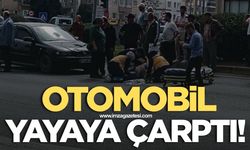 Otomobil yayaya çarptı