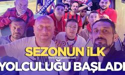 Taraftarların ilk deplasman yolculuğu başladı