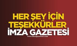 Vatandaşlardan İmza Gazetesine Teşekkür!
