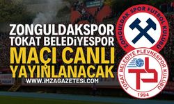 Tokat Belediyespor Zonguldakspor maçı canlı yayınlanacak