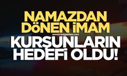 Namazdan dönen imam vuruldu