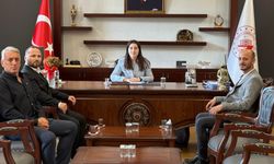 Kaymakam ve Gençlik Spor İlçe Müdürünü ziyaret ettiler...