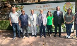 Vali Yardımcısı Muammer Balcı, ZGC Başkanı Derya Akbıyık ile birlikte Ereğli Gazeteciler Derneği’ni ziyaret etti