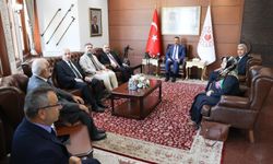 Zonguldak Valisi Hacı Bektaşoğlu, il müftüsü ve heyetini kabul etti