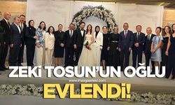 Zeki Tosun'un oğlu evlendi