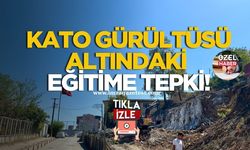 Zonguldak’taki liselilere kato gürültüsü altındaki eğitime tepki!
