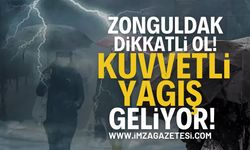 Zonguldak Dikkatli Ol! Kuvvetli Yağış Geliyor!