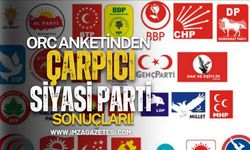 ORC Anketinden Çarpıcı Siyasi Parti Sonuçları!
