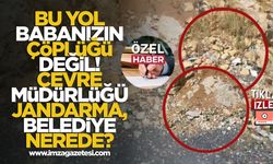 Bu Yol babanızın çöplüğü değil! Çevre Müdürlüğü, Jandarma, Belediye nerede?