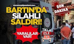 Bartın'da silahlı saldırı! Yaralılar var!
