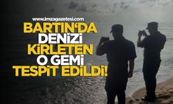 Bartın'ın en güzel sahillerinden birini kirleten gemi tespit edildi!