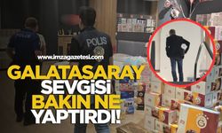 Galatasaray sevgisi bakın ne yaptırdı!