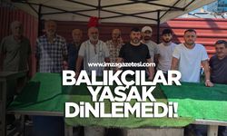 Balıkçılar yasak dinlemedi! Merkezde balık satışına başlandı!